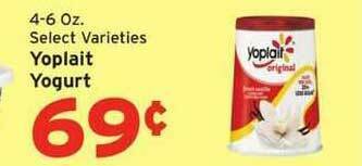 Hannaford Select Varieties Yoplait Yogurt offer