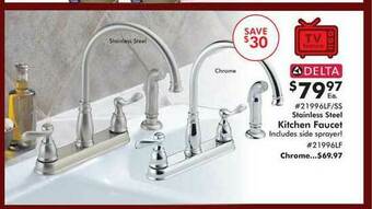 Valu Home Centers Stainless Steel Kitchen Faucet offer