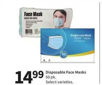 Walgreens Desposable Face Masks offer