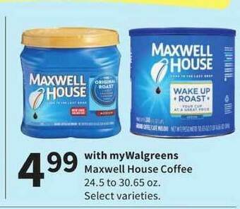 Walgreens Maxwell House Coffee offer