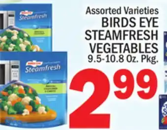 C Town Birds eye steamfresh vegetables offer