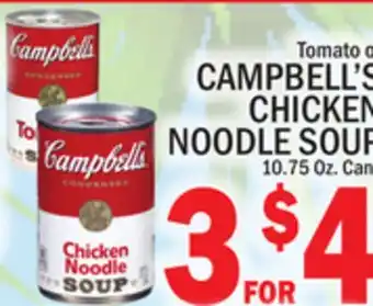 C Town Campbell's chicken noodle soup offer