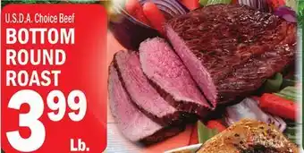 C Town Bottom round round roast offer