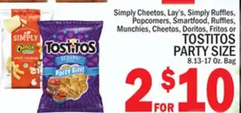 C Town Tostitos party size offer