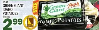 C Town Green giant idaho potatoes offer