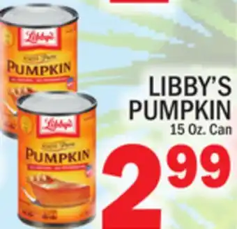 C Town Libby's pumpkin offer