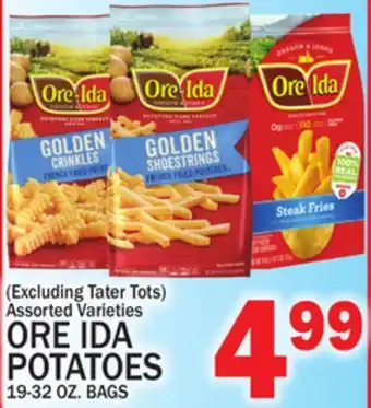 C Town Ore ida potatoes offer