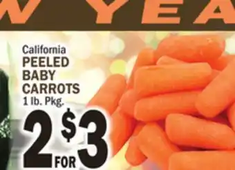 C Town Peeled baby carrots offer