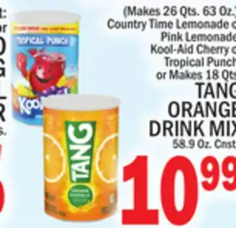 C Town Tang orange drink mix 58.9 oz. cnstr offer