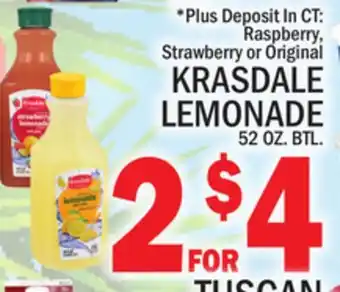 C Town Krasdale lemonade offer