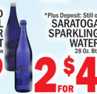 C Town Saratoga sparkling water offer