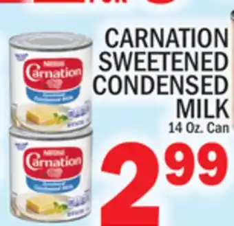 C Town Carnation sweetened condensed milk offer