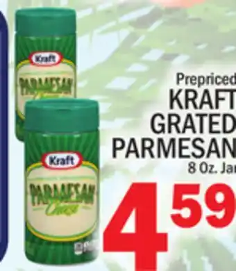 C Town Kraft grated parmesan offer