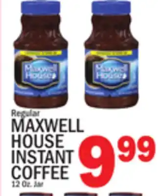 C Town Maxwell house instant coffee offer