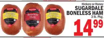 C Town Sugardale boneless ham offer
