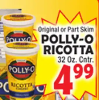 Bravo Supermarkets Polly-o ricotta offer