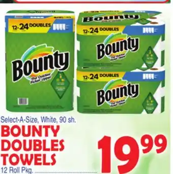 Bravo Supermarkets Bounty doubles towels offer