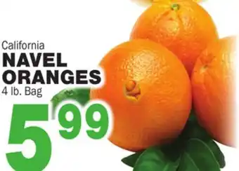 Bravo Supermarkets Navel oranges offer