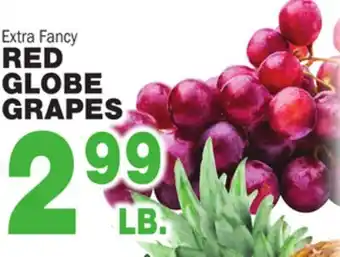 Bravo Supermarkets Red globe globe grapes offer