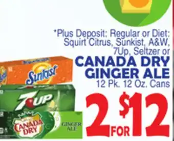 Bravo Supermarkets Canada dry ginger ale offer