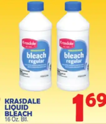 Bravo Supermarkets Krasdale liquid bleach offer