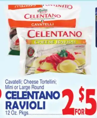 Bravo Supermarkets Celentano ravioli offer