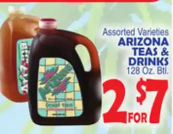 Bravo Supermarkets Arizona teas & drinks offer