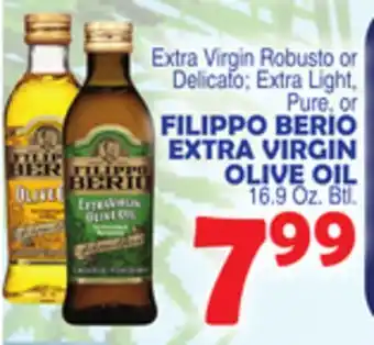 Bravo Supermarkets Filippo berio extra virgin olive oil offer