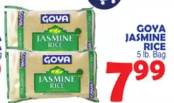 Bravo Supermarkets Goya jasmine rice offer