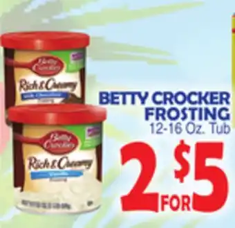 Bravo Supermarkets Betty crocker frosting offer