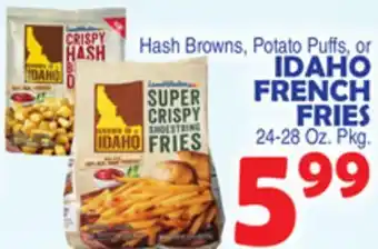 Bravo Supermarkets Idaho french fries offer