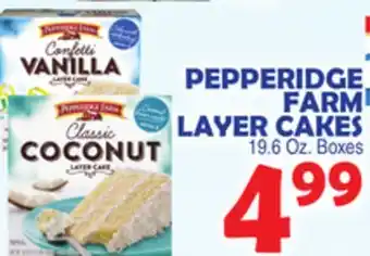 Bravo Supermarkets Pepperidge farm layer cakes offer