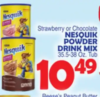 Bravo Supermarkets Nesquik powder drink mix offer