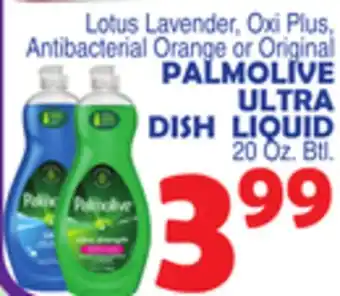 Bravo Supermarkets Palmolive ultra dish liquid offer