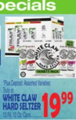 Bravo Supermarkets White claw hard seltzer offer