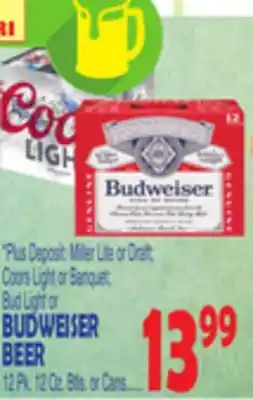 Bravo Supermarkets Budweiser beer offer