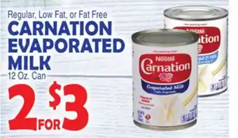 Bravo Supermarkets Carnation evaporated milk offer