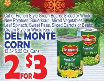 Bravo Supermarkets Del monte corn offer