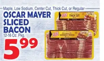 Bravo Supermarkets Oscar mayer sliced bacon offer
