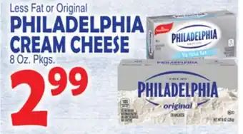 Bravo Supermarkets Philadelphia cream cheese offer