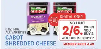 Kings Food Markets Cabot shredded cheese offer