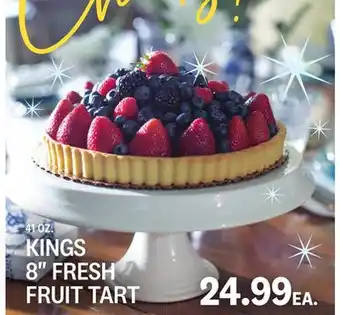 Kings Food Markets Kings 8 fresh fruit tart offer