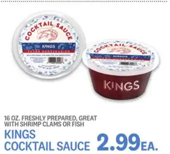 Kings Food Markets Kings cocktail sauce offer