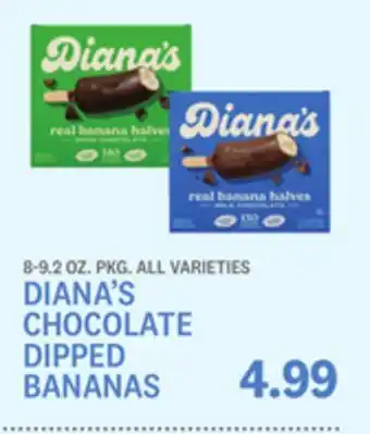 Kings Food Markets Diana's chocolate dipped bananas offer