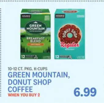 Kings Food Markets Green mountain, donut shop coffee offer