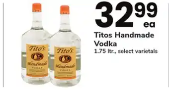 ACME Titos handmade vodka offer