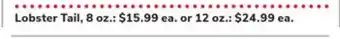 ACME Lobster tail offer