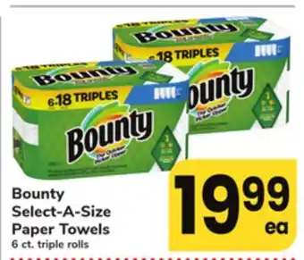 ACME Bounty select-a-size paper towels offer