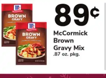 ACME Mccormick brown gravy mix offer