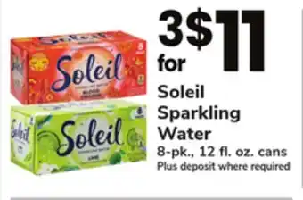 ACME Soleil sparkling water offer
